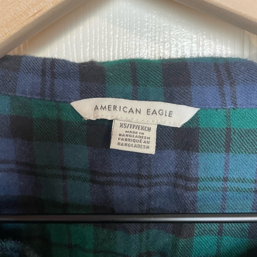 American Eagle Plaid Pajamas Short Set - Picture 2 of 5